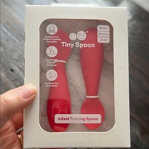 Tiny Spoon - Red Infant Training Spoon